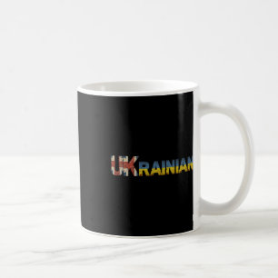 Caneca De Café Bandeira da Ucrânia Uk Ucrânia Inglaterra Inglês E