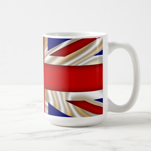 Caneca De Café Bandeira da União Real - Reino Unido Excelente (Direita)