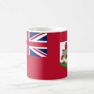 Caneca De Café Bandeira das Bermudas (Bermudiano) (Ilhas Caribes)