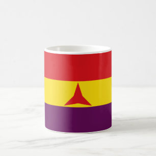 Caneca De Café Bandeira das Brigadas Internacionais (Guerra Civil