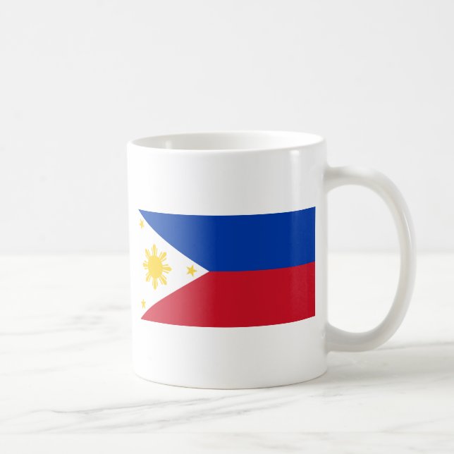 Caneca De Café Bandeira das Filipinas (Direita)
