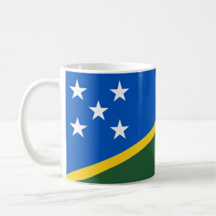 Caneca De Café Bandeira das Ilhas Salomão