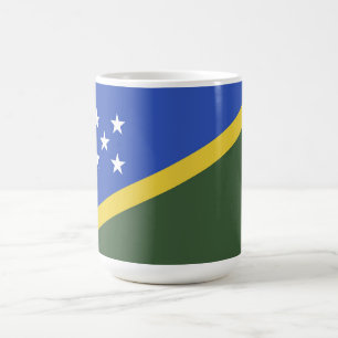 Caneca De Café bandeira das Ilhas Salomão