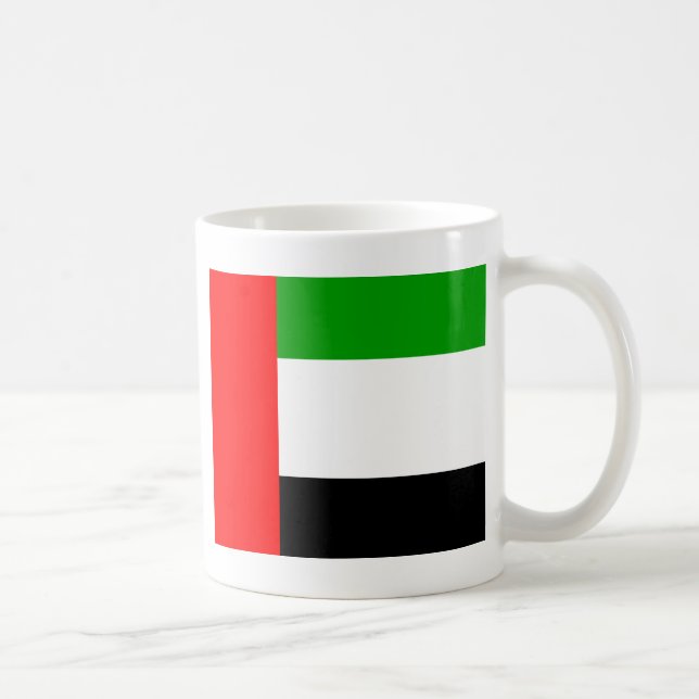 Caneca De Café Bandeira de alta qualidade dos emirados árabes (Direita)