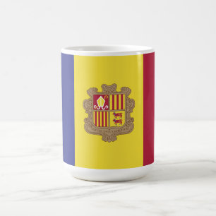 Caneca De Café Bandeira de Andorra