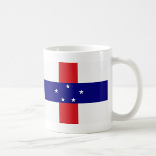 Caneca De Café Bandeira de Antilhas holandesas