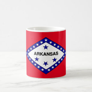 Caneca De Café Bandeira de Arkansas