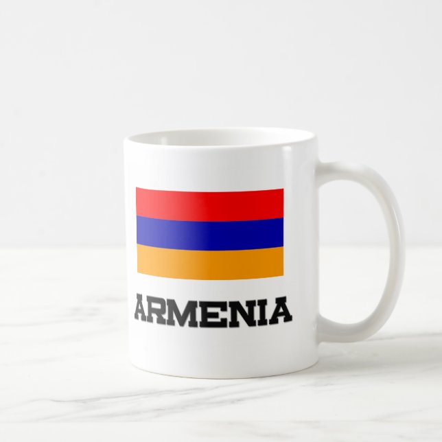 Caneca De Café Bandeira de Arménia (Direita)