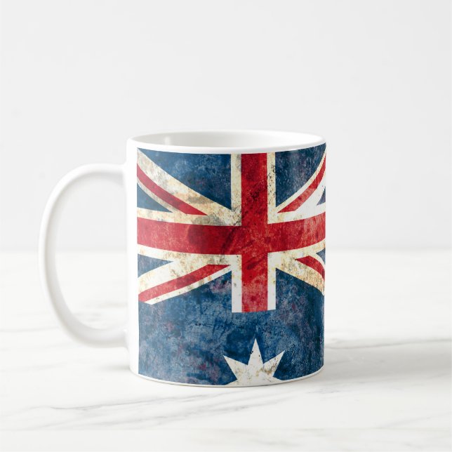 Caneca De Café Bandeira de Austrália (Esquerda)