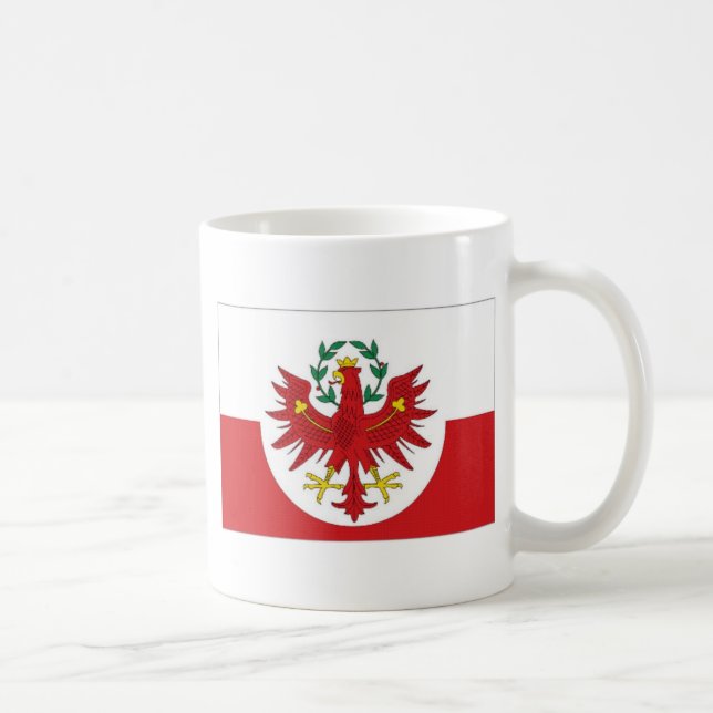 Caneca De Café Bandeira de Áustria Tirol (Direita)