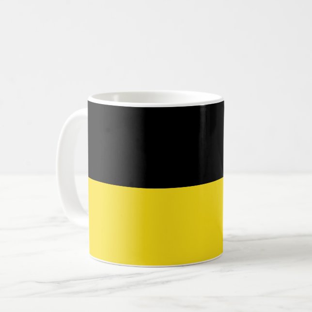 Caneca De Café Bandeira de Baden-Württemberg Coffee Mug (Frente Esquerda)