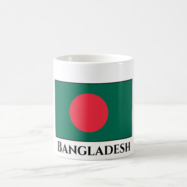 Caneca De Café Bandeira de Bangladesh (Centro)