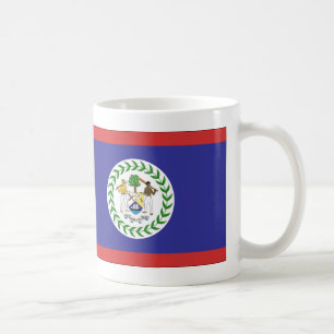 Caneca De Café Bandeira de Belize