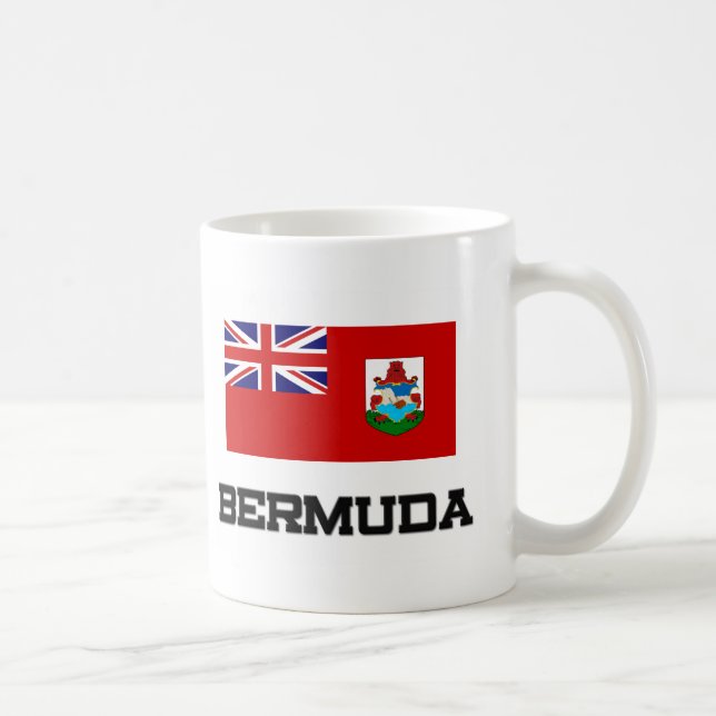 Caneca De Café Bandeira de Bermuda (Direita)