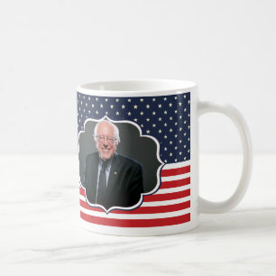 Caneca De Café bandeira de bernie sanders