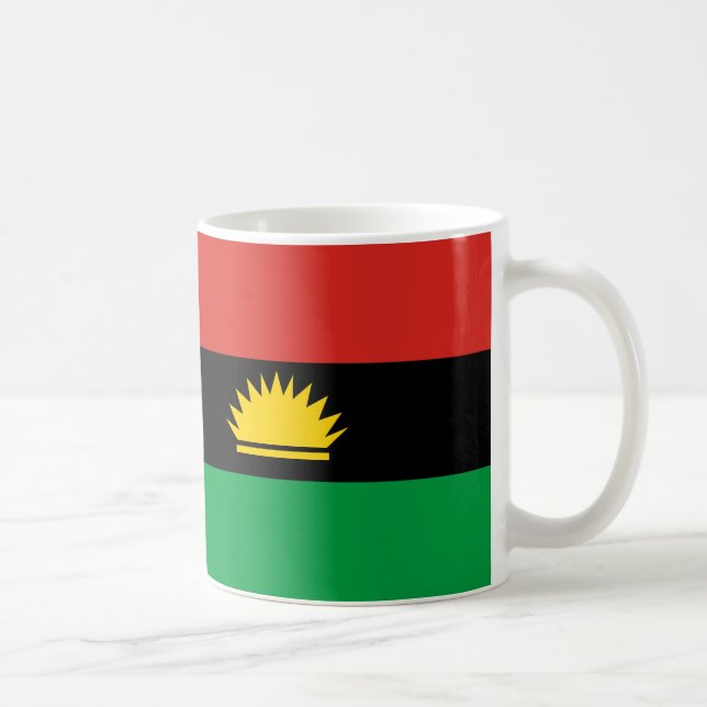 Caneca De Café Bandeira de Biafra (Bịafra) (Direita)