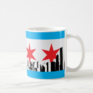 Caneca De Café Bandeira de Chicago