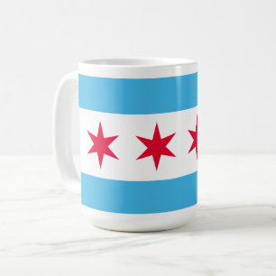 Caneca De Café Bandeira de Chicago