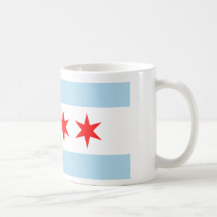 Caneca De Café Bandeira de Chicago