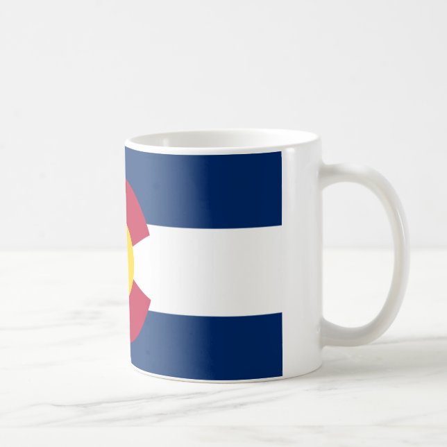 Caneca De Café Bandeira de Colorado (Direita)