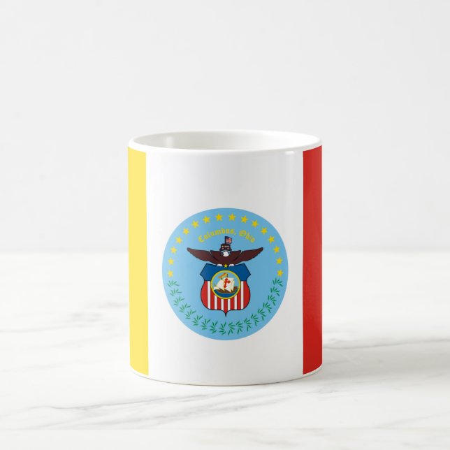 Caneca De Café Bandeira de Columbus, Ohio (Centro)