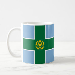 Caneca De Café Bandeira de Derbyshire Coffee Mug