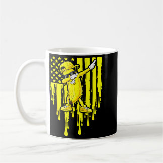 Caneca De Café Bandeira de Drip de Banana Engraçada para Crianças