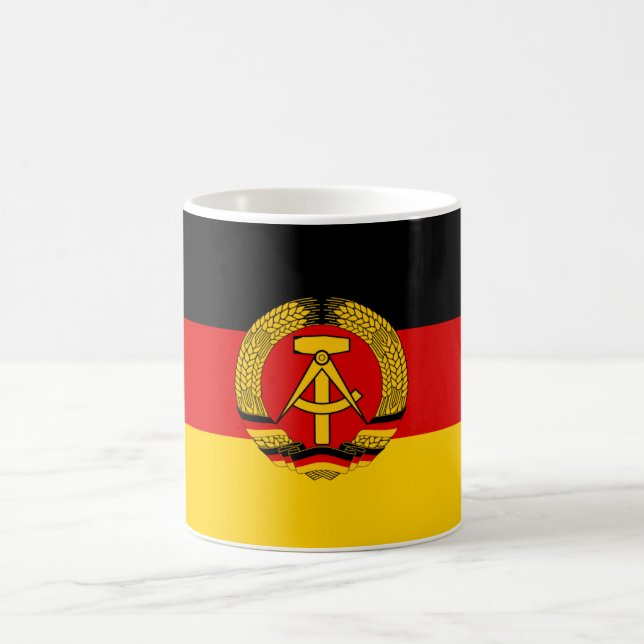 Caneca De Café Bandeira de East Germany (Centro)