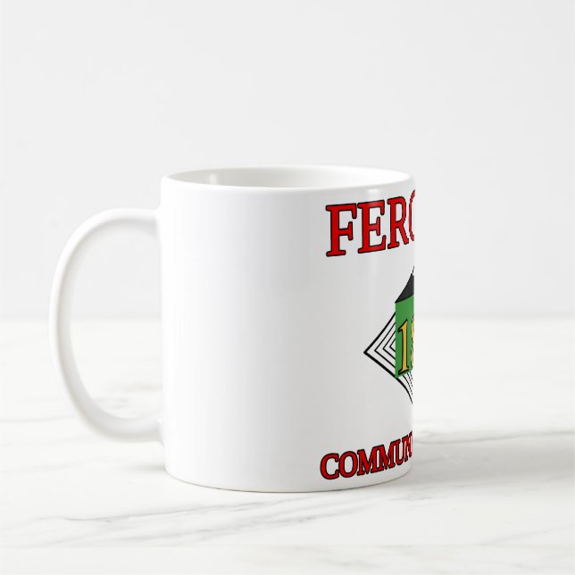 Caneca De Café Bandeira de Ferguson, Missouri (Esquerda)