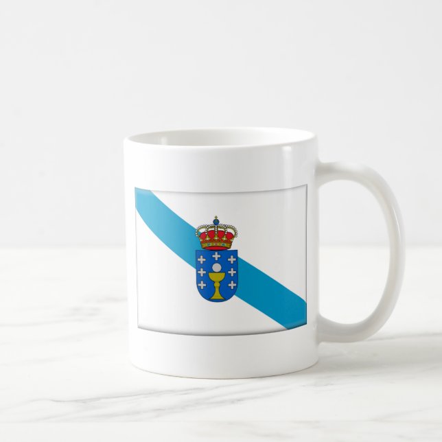 Caneca De Café Bandeira de Galiza (espanha) (Direita)