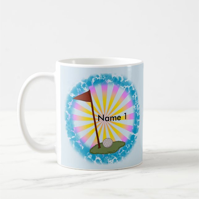 Caneca De Café Bandeira de Golfe (Esquerda)
