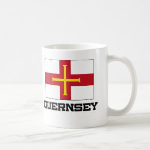 Caneca De Café Bandeira de Guernsey