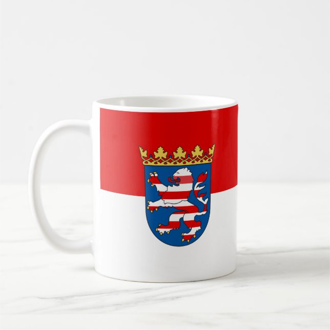 Caneca De Café Bandeira de Hesse Café Mug (Esquerda)