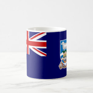 Caneca De Café Bandeira de Ilhas Falkland (Malvinas) FK
