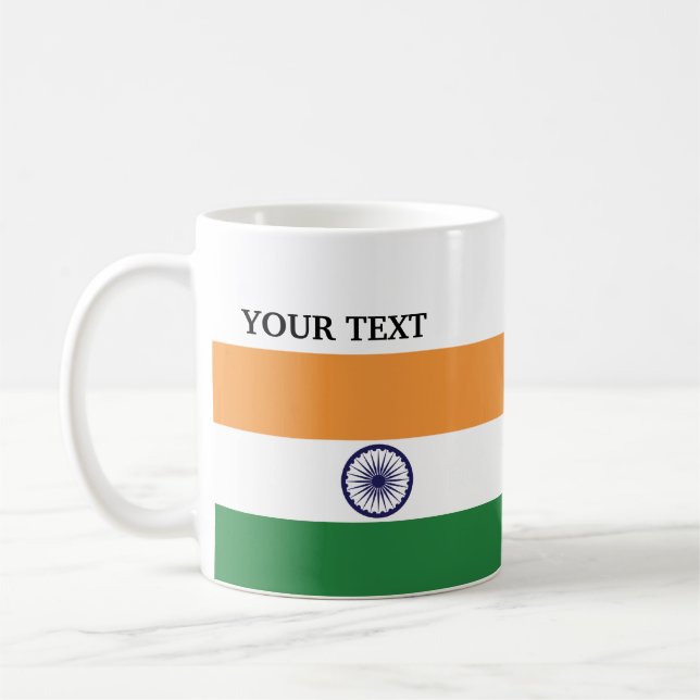 Caneca De Café Bandeira de India (Esquerda)