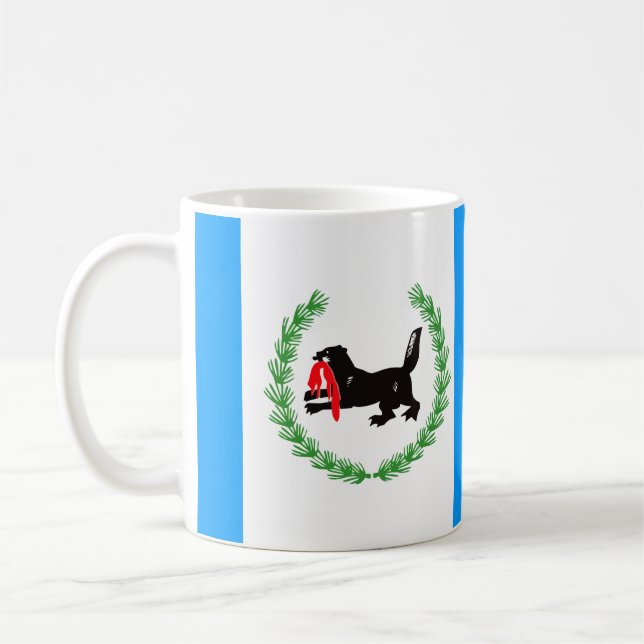Caneca De Café Bandeira de Irkutsk (Esquerda)