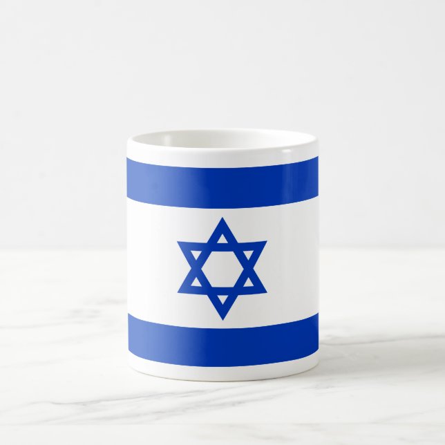 Caneca De Café Bandeira de Israel Mug (Centro)