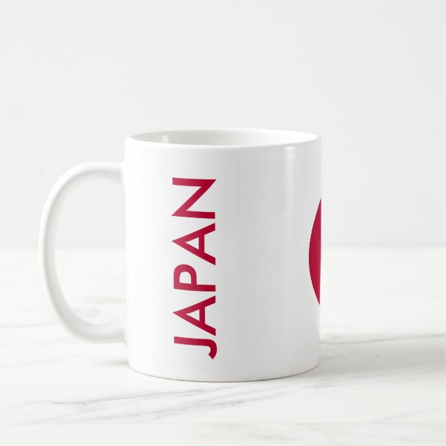 CANECA DE CAFÉ BANDEIRA DE JAPÃO (Esquerda)