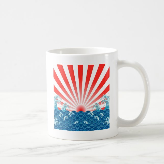 Caneca De Café Bandeira de Japão - NIPÓNICO (Direita)