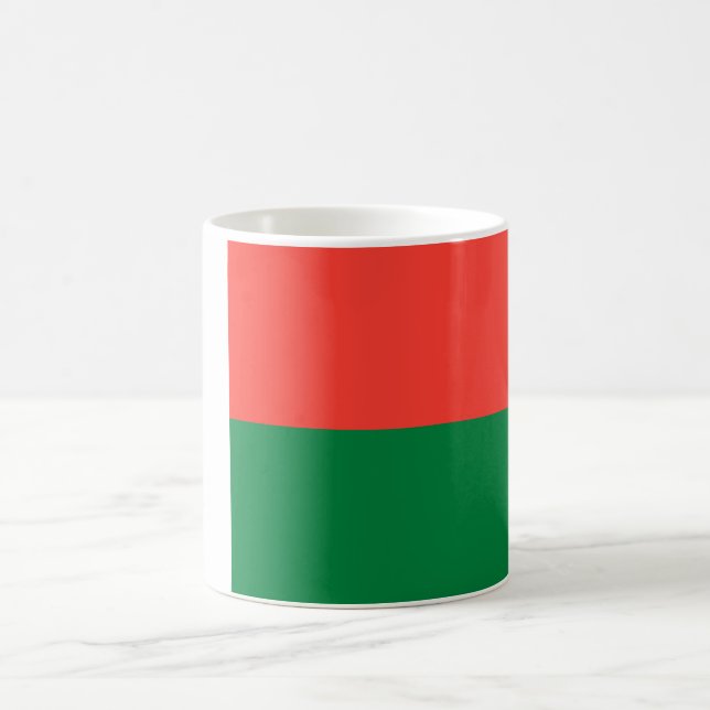 Caneca De Café Bandeira de Madagáscar (Centro)
