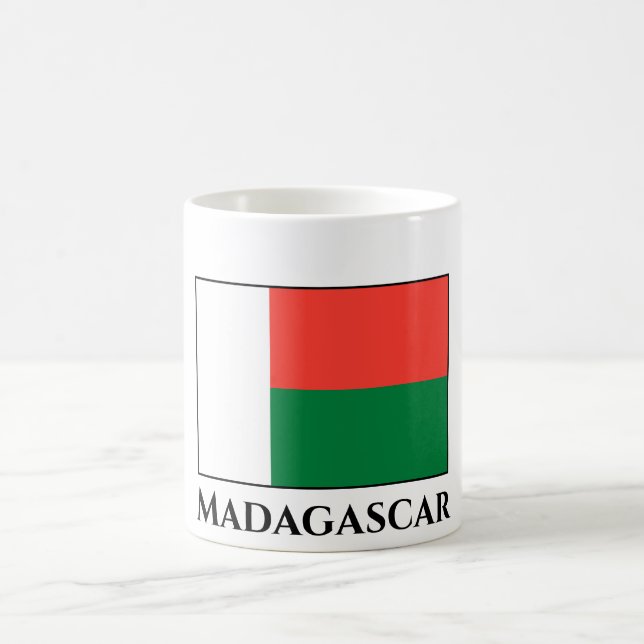 Caneca De Café Bandeira de Madagáscar (Centro)