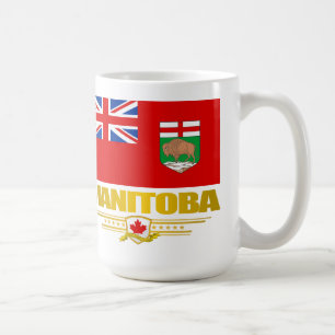 Caneca De Café Bandeira de Manitoba