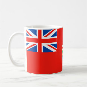 Caneca De Café Bandeira de MANITOBA