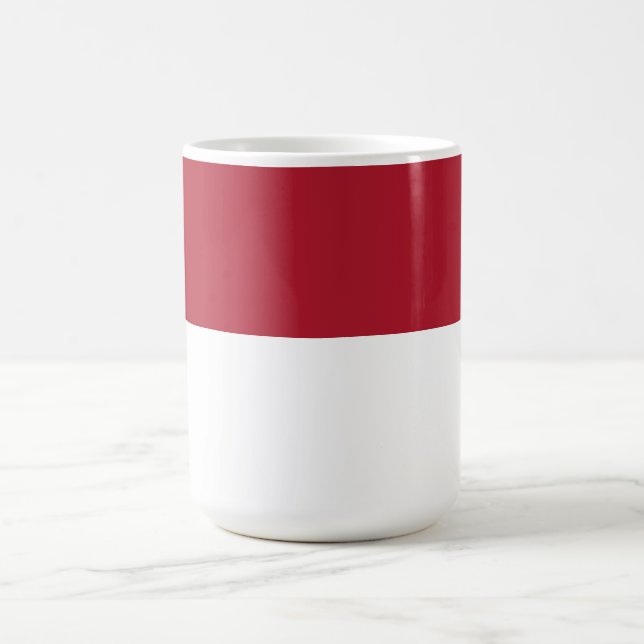 Caneca De Café bandeira de Mônaco (Centro)