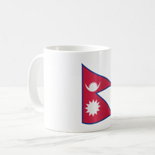 Caneca De Café Bandeira de Nepal