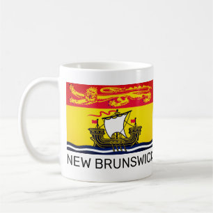 Caneca De Café Bandeira de New Brunswick, Canadá