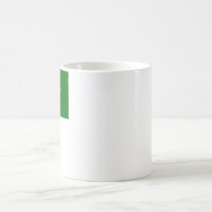 Caneca De Café Bandeira de Paquistão com nome no Urdu