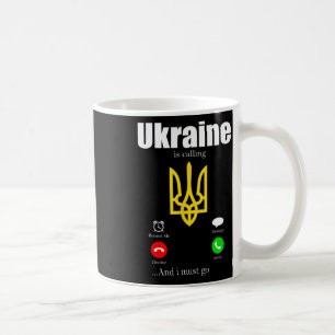Caneca De Café Bandeira de Presente da Ucrânia Ukraini Kiev Ucran