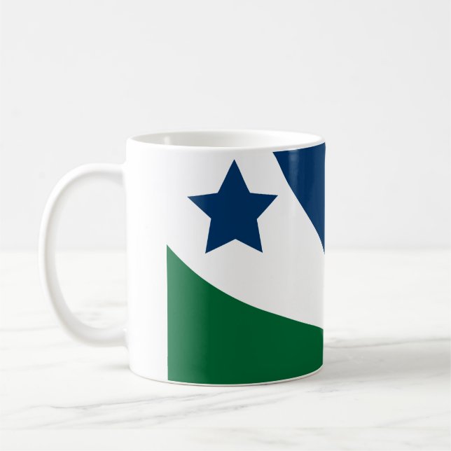 Caneca De Café Bandeira de Primavera Hill, Tennessee (Esquerda)