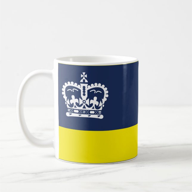 Caneca De Café Bandeira de Regina, Saskatchewan Coffee Mug (Esquerda)